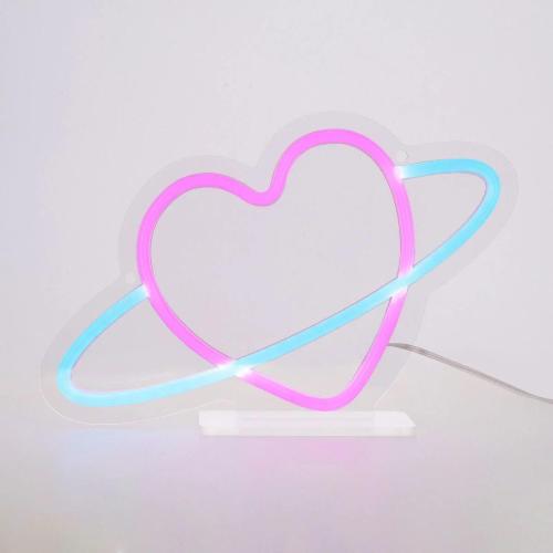 Legami Insegna Luminosa LED Neon NEL0003 Cuore | Decorazione Arredo Casa Stanza