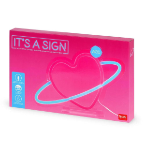 Legami Insegna Luminosa LED Neon NEL0003 Cuore | Decorazione Arredo Casa Stanza