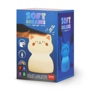 Legami Luce Notturna Ricaricabile Sweet Dreams NLS0001 Gatto | Lampada Bambini LED