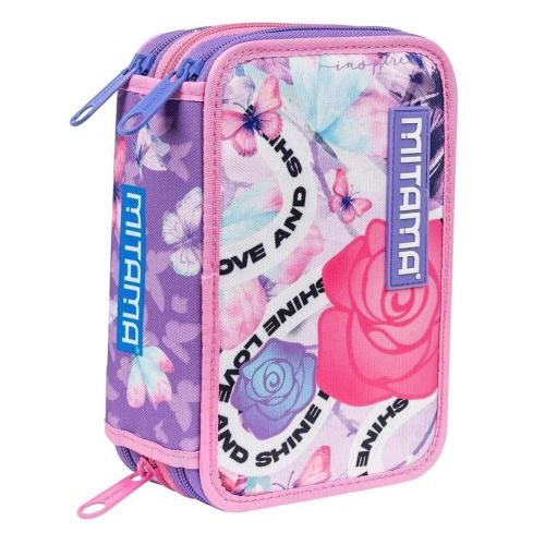 Mitama Astuccio 3 zip completo Love&Shine | Astuccio Bambine 47 Pezzi Rose
