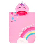 Legami Poncho Asciugamano Bambini Unicorno - Accappatoio Mare Piscina Super Assorbente