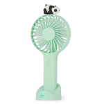 Legami Ventilatore Portatile Ricaricabile con Base Panda - Mini Ventilatore USB