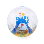 Legami Palla da Spiaggia Gonfiabile Glitter Squalo - Gioco Avventura Bimbi Mare 40cm