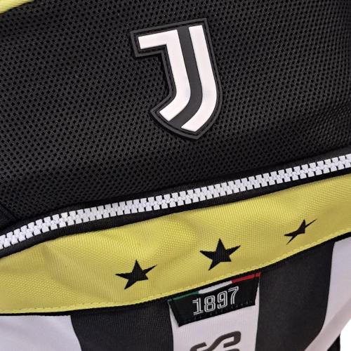 Juventus Zaino doppio scomparto Fascia Gialla Stelline - Zaino Scuola Ufficiale 26L