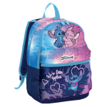 Lilo & Stitch Zaino 3 Scomparti Fantasia rosa e azzurra - Scuola Disney Bambini 28L