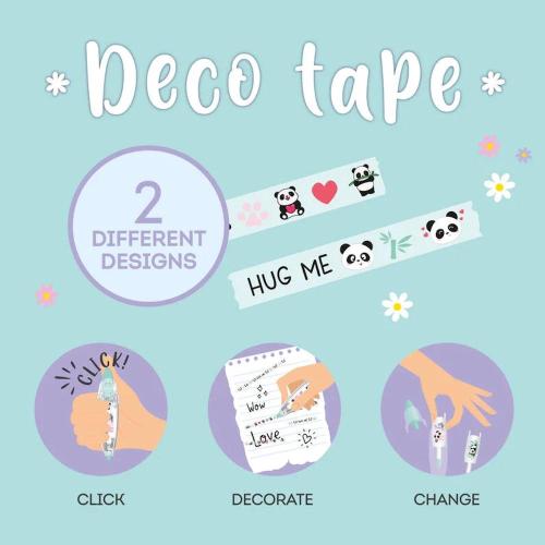 Legami Penna a Nastro Deco Tape Panda | Decorazione Creativa Quaderni Diari