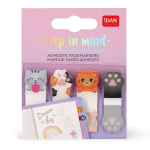 Legami Segnapagina Adesivi Keep in Mind Kitty Gatti | Etichette Memo Studio Scuola