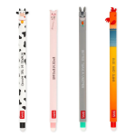 Legami Set 4 Penne Gel Farm Sweet Farm Animali Fattoria | Penne Colorate Cancellabili
