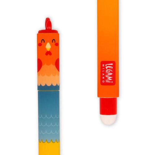 Legami Set 4 Penne Gel Farm Sweet Farm Animali Fattoria | Penne Colorate Cancellabili