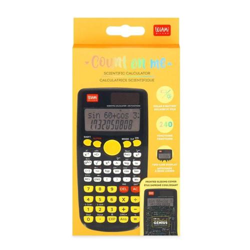 Legami Calcolatrice Scientifica Count on Me Genius | 240 Funzioni Scuola Ufficio