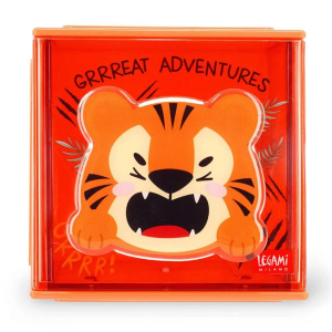 Legami Box Componibile da Scrivania Tigre | Cassetto Organizer Cutie Cube Avventura