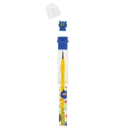 Legami Matita Impilabile Take a Tip Monster | Portamine Mostro Scuola 11 Mine 2B Gomma