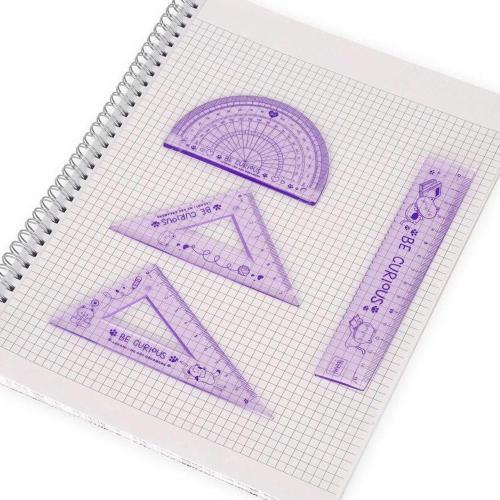 Legami Set di Geometria - You Rule! Kitty | Kit Disegno Flessibile Gatto per Scuola