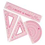 Legami Set di Geometria - You Rule! Unicorno | Kit Disegno Flessibile Scuola Magico