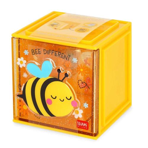 Legami Box Componibile Cutie Cube Ape | Cassetto Scrivania Organizer Bambini Casa Camera