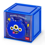 Legami Box Componibile Cutie Cube Monster | Cassetto Scrivania Organizer Bambini Casa