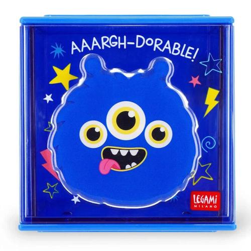 Legami Box Componibile Cutie Cube Monster | Cassetto Scrivania Organizer Bambini Casa