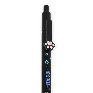 Legami Penna a Sfera - Meow - Black Zampa di Gatto | Penna Nera Uso Quotidiano
