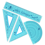 Legami Set Geometria You Rule! Space | Squadre Righello Flessibili Scuola Disegno