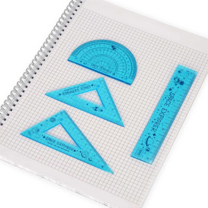 Legami Set Geometria You Rule! Space | Squadre Righello Flessibili Scuola Disegno