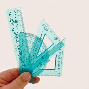 Legami Set Geometria You Rule! Space | Squadre Righello Flessibili Scuola Disegno