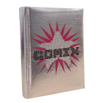 Comix Diario Agenda 16 mesi mini 2025-2026 Argento Metallizzato Stella Raggi Fucsia