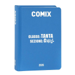 Comix Diario Mini 16m 2025-2026 Blu "Classe Tanta Sezione Chill"