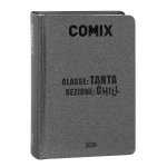Comix Agenda Mini 16m 2025-2026 Grigio Scuro "Classe Chill"