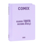 Comix Diario Mini 16m 2025-2026 Lilla "Classe Tanta Chill"