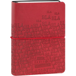 Comix U Agenda Mini 16m 2025-2026 Rosso Scritte "BLA BLA"