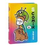 Scomix Medium Diario 16m 2025-2026 Arcobaleno Personaggi Sio