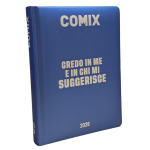 Comix Diario Wave 13m 2025-2026 Blu "Credo In Me Suggerisce"