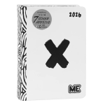 ME Diario 16 Mesi 2025-2026 | Bianco con X Nera - Agenda Scuola