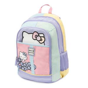 Hello Kitty Diva Zaino Americano Bianco Hello Kitty Zaino scuola 3 scomparti | Colori Pastello - Zaino Bambina