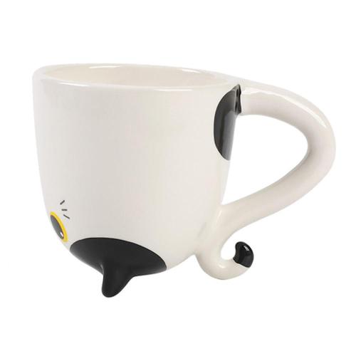 ITotal Tazza Up & Down | Gatto a Macchie - Tazza in Ceramica Originale