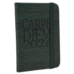 Carpe Diem Agenda Mini Settimanale Tascabile 2026 | Verde Scuro - CB062