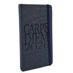 Carpe Diem Agenda Piccola 2026 | Blu con Elastico CB064