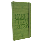 Carpe Diem Agenda Giornaliera 2026 Piccola | Verde Chiaro CB064