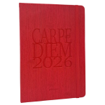 Carpe Diem Agenda Giornaliera 2026 - Rosso CB065