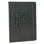 Carpe Diem Agenda Giornaliera 2026 - Verde Scuro CB065