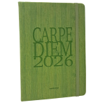 Carpe Diem Agenda Giornaliera 2026 - Verde Chiaro CB065