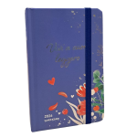 Mood Agenda Giornaliera 2026 - Blu Floreale "Cuor Leggero" CB066