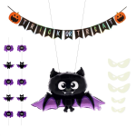 Legami Set Decorazione Porta Trick Or Treat | Kit Halloween Fosforescente