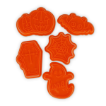 Legami Set 5 Formine Tagliabiscotti Halloween | con Timbro a Espulsione
