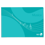 BM Album Musica Pentagrammato | Quaderno Musicale 17x24 cm