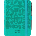 Comix Agenda Mignon 2026 Special - Verde Acqua Floreale