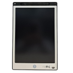 NQEO Tavoletta da Scrittura 12" Nera | Blocco Appunti Elettronico Riutilizzabile