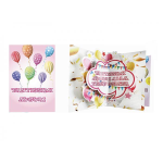 RF Biglietto Auguri Pop-Up Compleanno per Lei | Sorpresa 3D con Palloncini Rosa