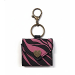 Kikamia Mini Portamonete Charm Animalier Rosa | Portachiavi Grintoso 6x6 cm