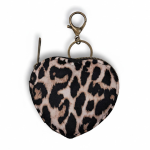 Kikamia Custodia Airpods a Cuore Leopardata | Charm Portamonete Iconico